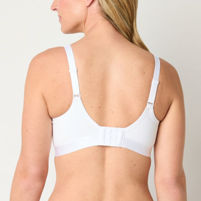 Ambrielle Organic Cotton Unlined Wirefree Lace Bra