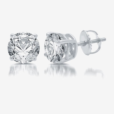 Ever Star (G / SI1-SI2) 2 CT. T.W. Lab Grown White Diamond 10K Gold 6.3mm Stud Earrings