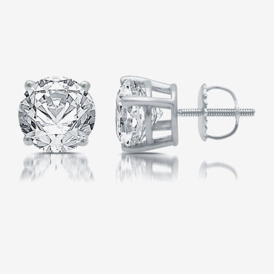 Ever Star (G / SI1-SI2) 2 CT. T.W. Lab Grown White Diamond 10K or 14K Gold 6.3mm Stud Earrings