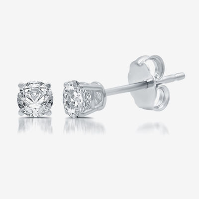 Ever Star (G / SI1-SI2) 1/2 CT. T.W. Lab Grown White Diamond 10K Gold 4.1mm Stud Earrings