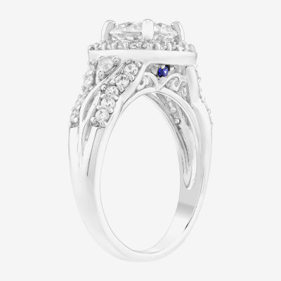 DiamonArt® Womens 2 CT. T.W. White Cubic Zirconia Sterling Silver Bridal Set