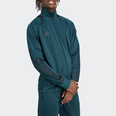adidas Sereno Mens Moisture Wicking Lightweight Track Jacket