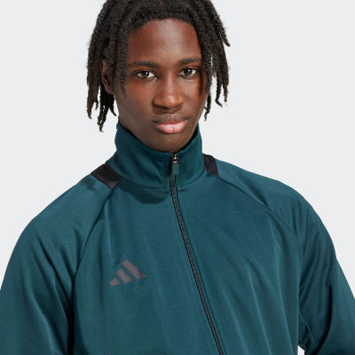 adidas Sereno Mens Moisture Wicking Lightweight Track Jacket