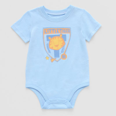 Okie Dokie Baby Boys Crew Neck Short Sleeve Bodysuit