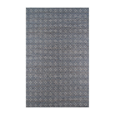 Momeni Bengal 3 Rectangular Rugs & Floor Coverings Indoor Geometric Accent Rugs, One Size, Blue