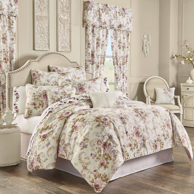 Royal Court Chambord 4-pc. Floral Extra Weight Comforter Set