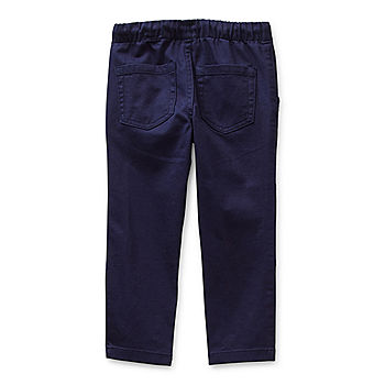 Baby And Toddler Boys Uniform Twill Woven Stretch Pull On Jogger Pants