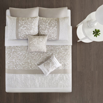 510 Design Lynda 8-pc.Midweight Embroidered Comforter Set