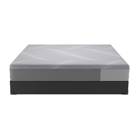 Sealy Paterson Hybrid Medium - Mattress + Box Spring, Twin Xl, Gray