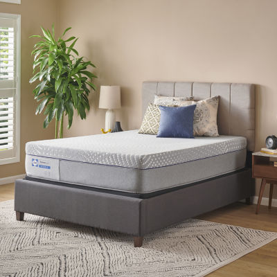 Sealy Posturepedic Lacey 13.25" Hybrid Plush Tight Top - Mattress + Box Spring