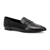 Frye and Co. Womens Elara Loafers, 8 1/2 Medium, Black