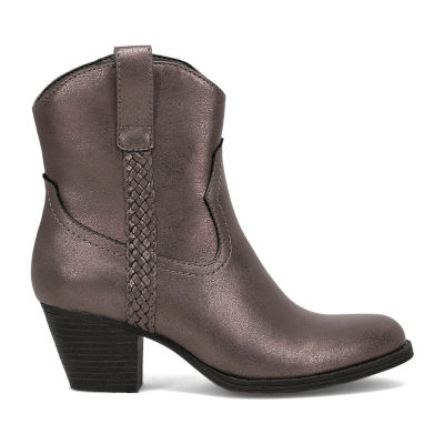 Frye and Co. Womens Daxx Stacked Heel Cowboy Boots