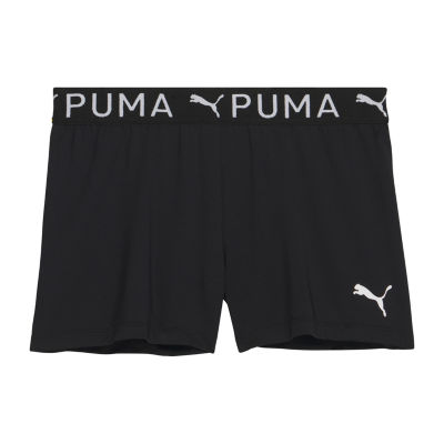 PUMA Big Girls Moisture Wicking Workout Shorts