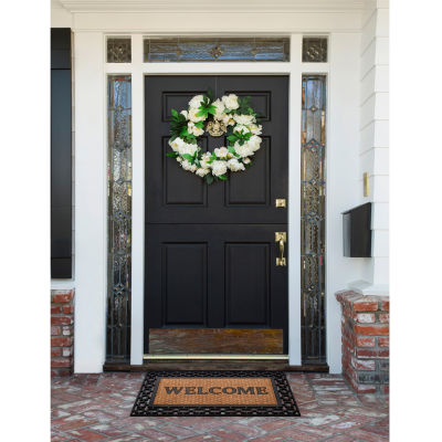 Achim Wrought Iron Welcome Coir 18"X30" Doormat