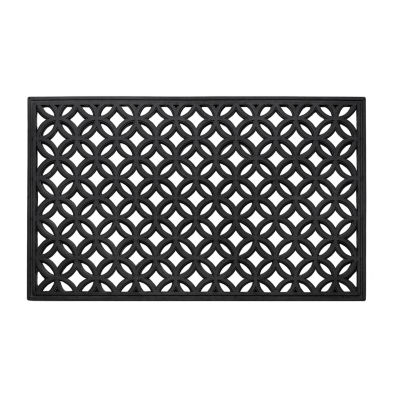 Achim Wrought Iron Rubber 18"X30" Doormat