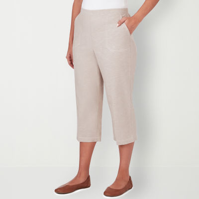 Alfred Dunner Garden Party Womens Mid Rise Capri Pants