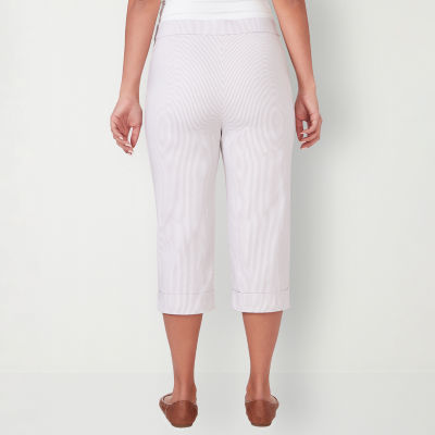 Alfred Dunner Garden Party Mid Rise Capris