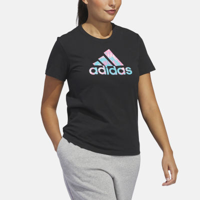 adidas Tie Dye Print Graphic Tee