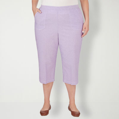 Alfred Dunner Garden Party Mid Rise Plus Capris