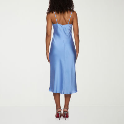 B. Smart Womens Sleeveless Midi Slip Dress Juniors