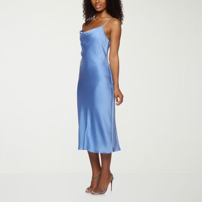 B. Smart Womens Sleeveless Midi Slip Dress Juniors