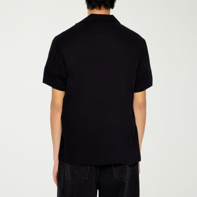Forever 21 Mens Short Sleeve Regular Fit Button-Down Shirt
