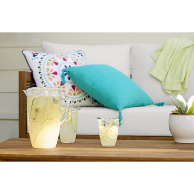 Turquoise Sun 24oz Clear 6-pc. Tumbler Glass