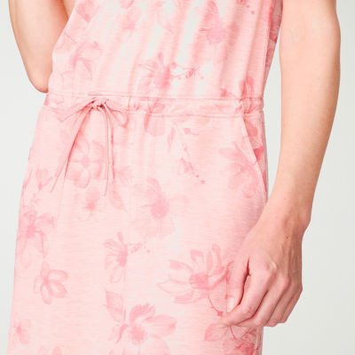 Free Country Womens Short Sleeve Floral Sundress