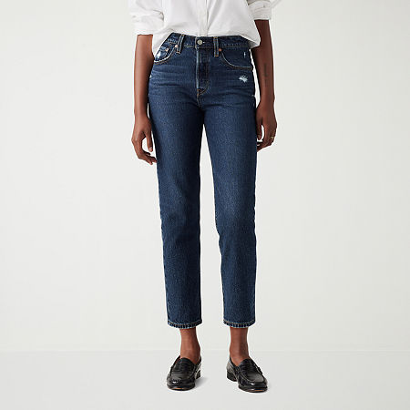 Levi's Womens High Rise 501 Crop Straight Leg Jean