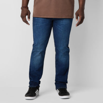 Arizona Big and Tall Advance Flex 360 Mens Straight Leg Jean