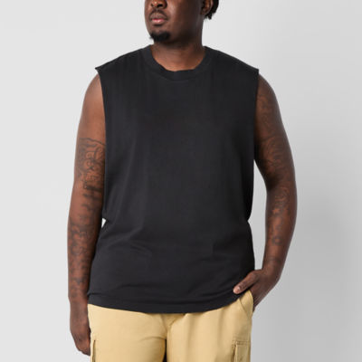 Arizona Mens Crew Neck Sleeveless Muscle T-Shirt Big and Tall