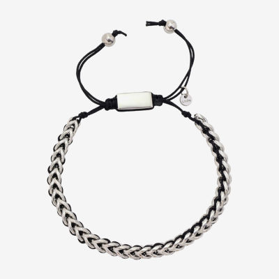 J.P. Army Cord Mens Stainless Steel Bolo Bracelet