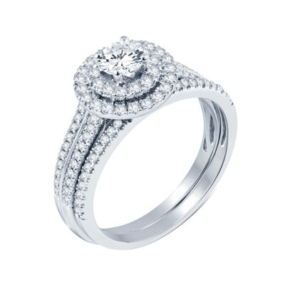 1 CT.T.W. Natural Diamond Bridal Set