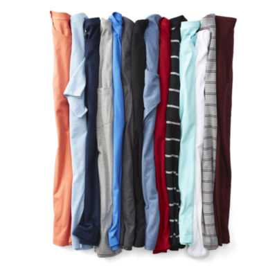 stafford performance heavyweight crewneck pocket tee