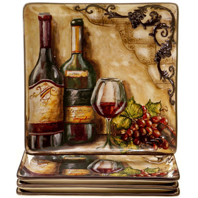 Certified International Tuscan View Earthenware Canister Set