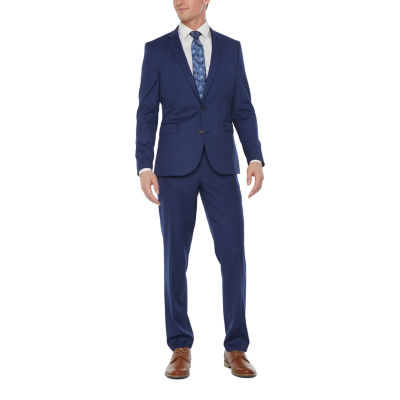 JF J.Ferrar Ultra Comfort Classic Fit Suit Seprates Big and Tall, Color Bright Blue JCPenney