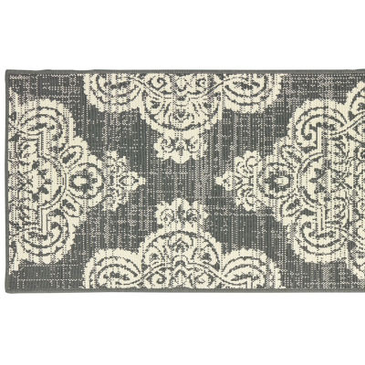 Covington Home Martinique Center 2'3"X7'6" Medallion Indoor Outdoor Rectangular Runner