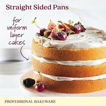 Anolon Pro Bake Bakeware Aluminized Steel Round Cake Pan, 9-Inch, Silver