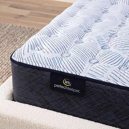 Serta Perfect Sleeper Blue Lagoon Nights 13.5 Medium - Mattress Only, California King, White