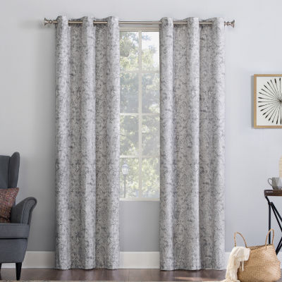 No 918 Kenji Grommet Top Energy Saving Sheer Single Curtain Panel