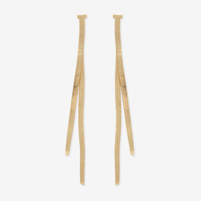 Bold Elements Womens Drop Earrings