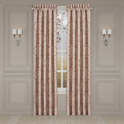 Queen Street Rosalita Rod Pocket Energy Saving Light-Filtering Set of 2 Curtain Panels