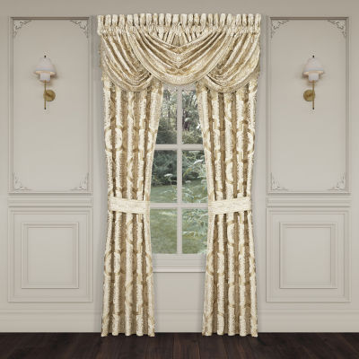 Queen Street Sympatica Rod Pocket Energy Saving Light-Filtering Set of 2 Curtain Panel