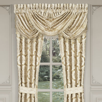 Queen Street Sympatica Rod Pocket Waterfall Valances