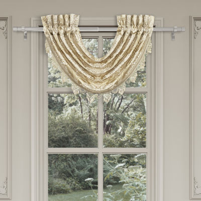 Queen Street Sympatica Rod Pocket Waterfall Valances