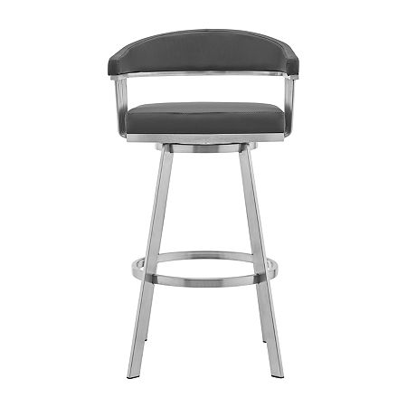 Chelsea 25 Swivel Barstool, One Size, Gray