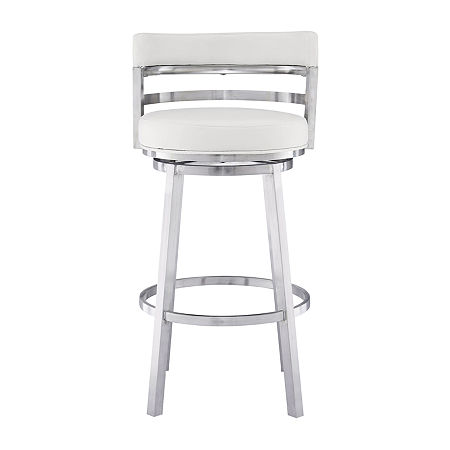 Madrid Swivel Bar Stool, One Size, Beige