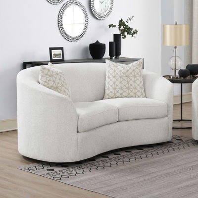 Rainn Pad-Arm Upholstered Loveseat