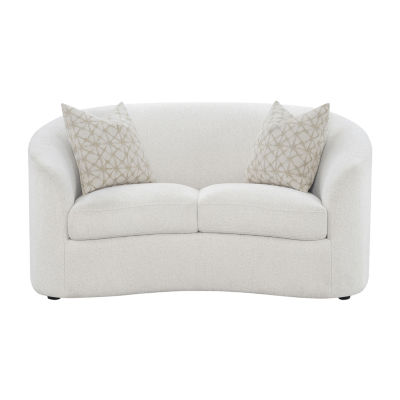 Rainn Pad-Arm Upholstered Loveseat