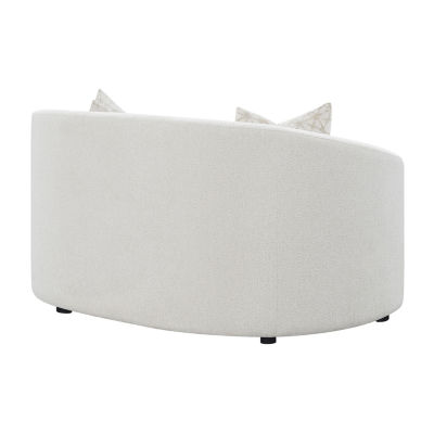 Rainn Pad-Arm Upholstered Loveseat